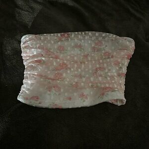 shein pink tube top